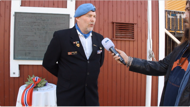 Nyhetsklipp: Veterandagen markert i Salangen - 08/05-2018