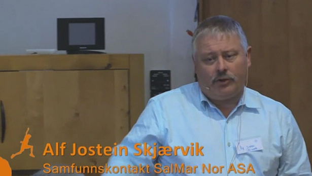 Sjømatnæringen i et globalt marked v/ Samfunnskontakt SalMar Nor ASA, Alf Jostein Skjærvik