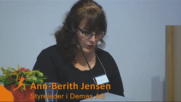 DEMAS i et globalt marked v/ Styreleder i DEMAS AS, Ann-Brith Jensen