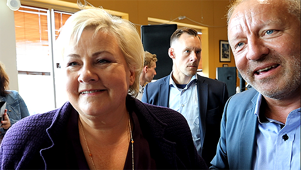Nyhetsklipp: Statsministeren besøkte Finnsnes - 15/08-2019